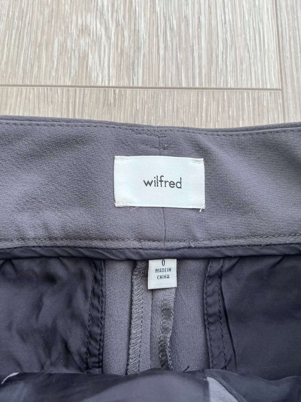 Aritzia Wilfred Tie Front Pants in Gray - Picture 9 of 11